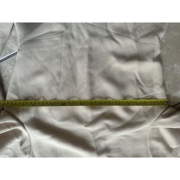 NWT Darren Warren 6 Camel Modest Lined Dress Crepe - Picture 6 of 7